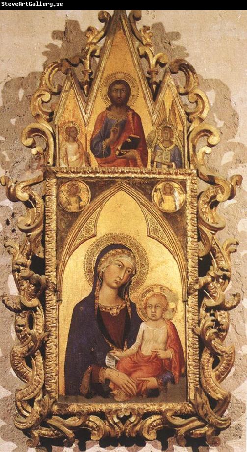 Simone Martini Madonna and Child with Angels and the Saviour